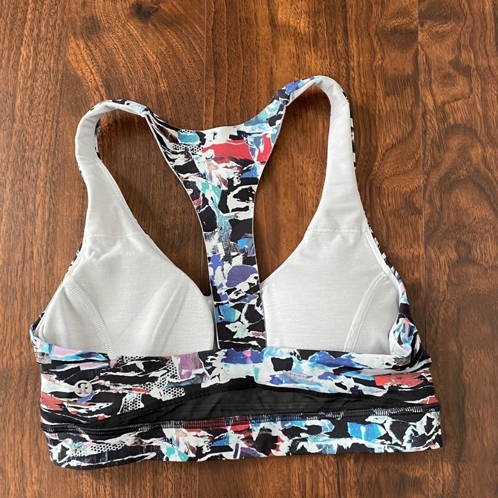 Lululemon Break Free Bra Racerback Size 6 - Picture 3 of 6